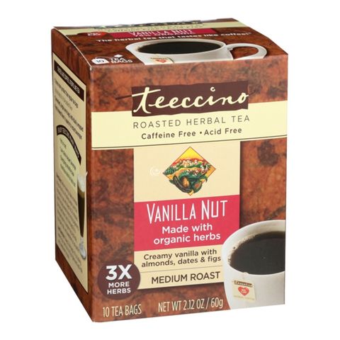 Teeccino Roasted Herbal Tea Vanilla Nut Medium Roast 10 Teabags 60g