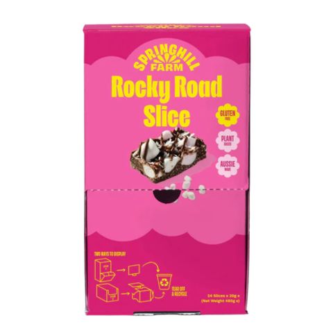 [] Springhill Farm Slice Rocky Road 24 x 25g (Refrigerated)