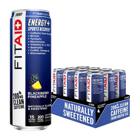 LifeAid Fitaid Energy Blackberry Pineapple 355ml 12 Pack