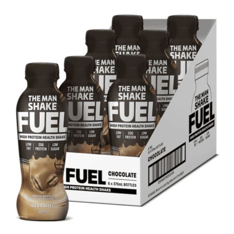 Cranky Health The Man Shake Protein Iced Coffee 375ml 6 Pack SRT