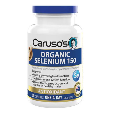 Carusos Natural Health Organic Selenium 150 60T