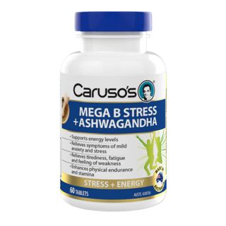 Carusos Natural Health Mega B Stress Ashwagandha 60T