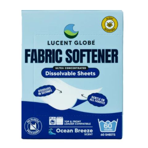 Lucent Globe Fabric Softener Sheets Ocean 60 Washes