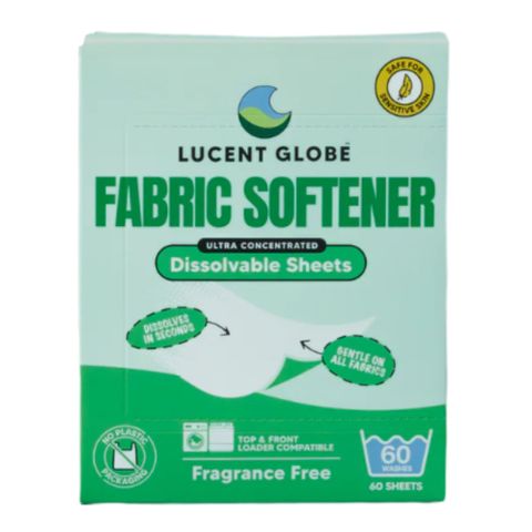 Lucent Globe Fabric Softener Sheets Frag Free 60 Washes