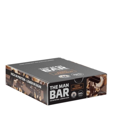 Cranky Health The Man Bar Protein Choc Hazel 50g 10 Pack