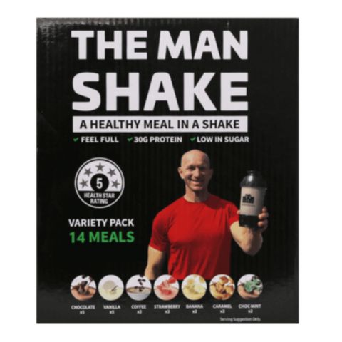 Cranky Health The Man Shake Variety Pack 14 Pack