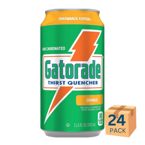 Gatorade Thirst Quencher Can Orange 343ml 24 Pack