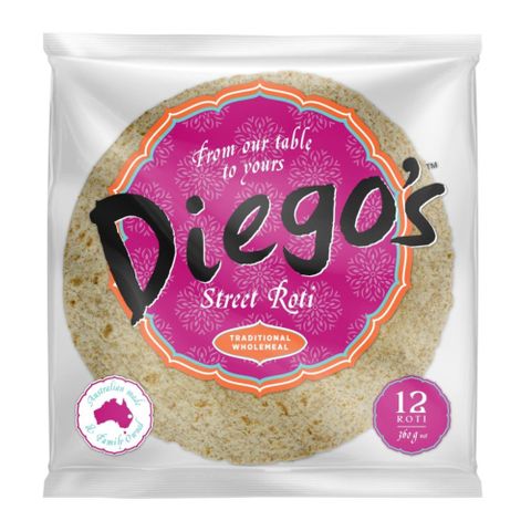 Diegos Street Roti Traditional 12pk