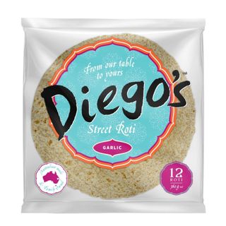 Diegos Street Roti Garlic 12pk