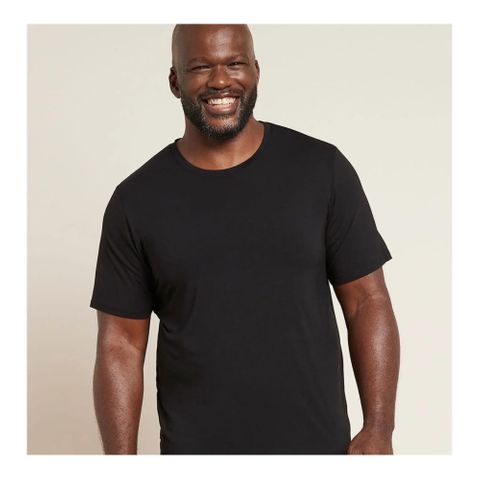 Boody Men Crew Neck T Shirt   Blk / Xl - Ea