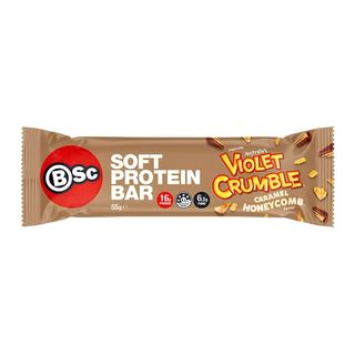 Body Science Protein Bar Violet Crumble Caramel Honeycomb 55g 12 Pack