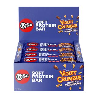 [] Body Science Protein Bar Violet Crumble Chocolate Honeycomb 55g 12 Pack (Refrigerated)