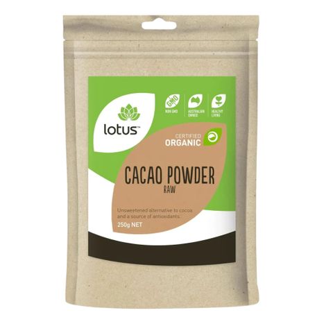 Lotus Organic Raw Cacao Powder 250g