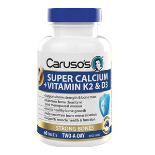 Carusos Natural Health Super Calcium Vitamin K2 and D3 60T