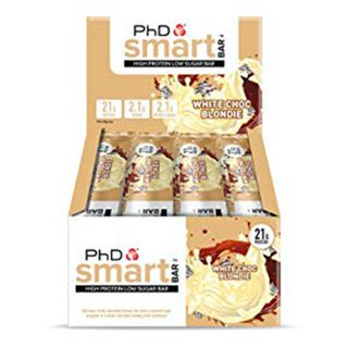 PhD Nutrition Smart Bar High Protein White Chocolate Blondie 64g 12 Pack