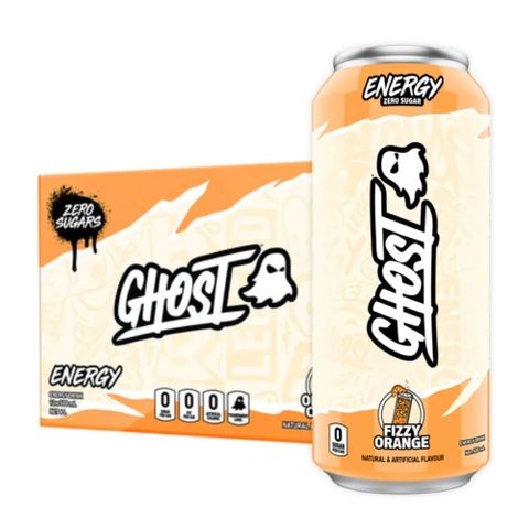 Ghost Energy Fizzy Orange 500ml 12 Pack