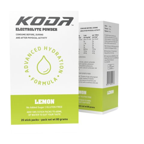 Koda Electrolyte Lemon Stick 20 Pack