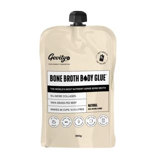 Gevity Rx Bone Broth Refill Pack Natural 390g - Aug 25 Best Before