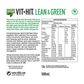 VitHit Lean Green Nutrient Drink 500ml 12 Pack