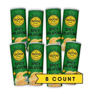 The Good Crisp Potato Crisps Spicy Jalapeno 8x160g