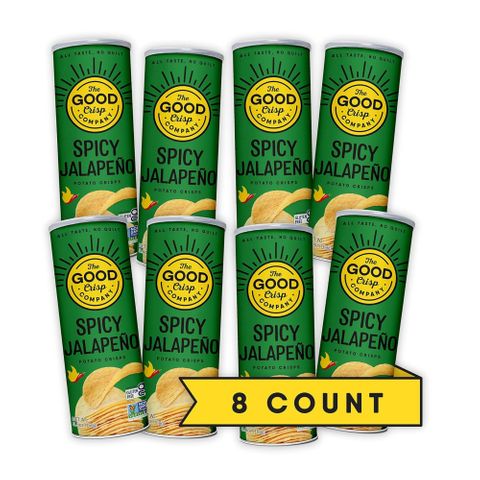 The Good Crisp Potato Crisps Spicy Jalapeno 8x160g