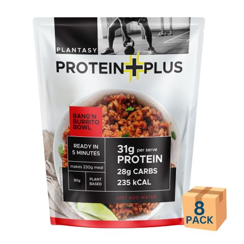 Plantasy Foods Protein Plus Burrito Bowl 80g 8 Pack CTN