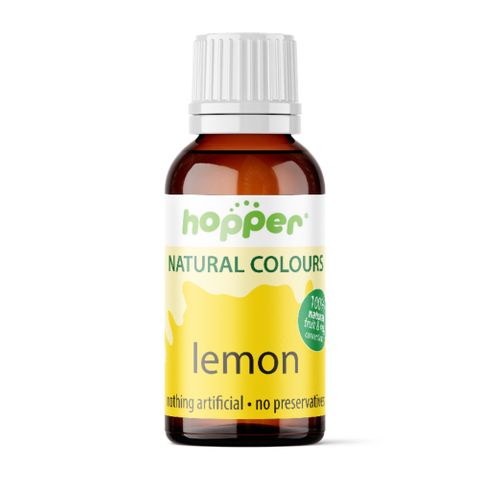 Hopper Food Colouring Yellow Lemon 20g