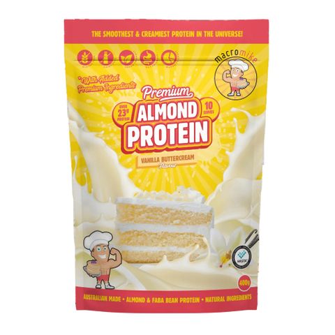 Macro Mike Almond Protein Vanilla Buttercream 400g