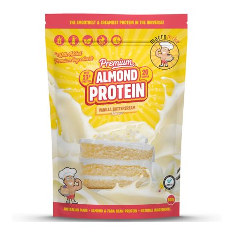 Macro Mike Almond Protein Vanilla Buttercream 800g