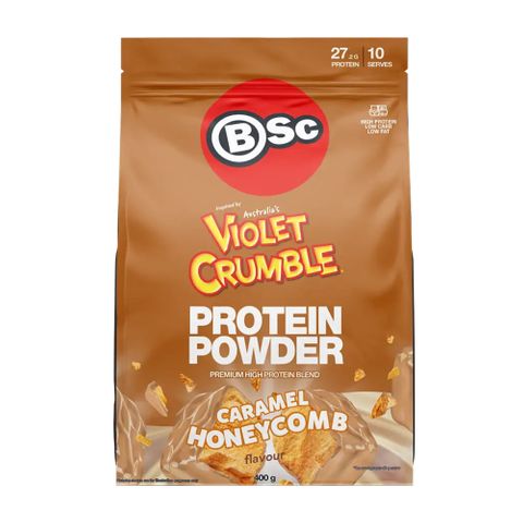 Body Science Protein Violet Crumble Caramel Honeycomb 400g