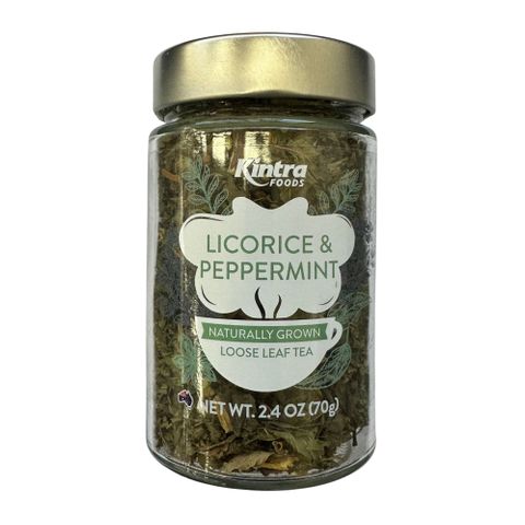 Kintra Licorice & Peppermint Loose Leaf Tea 70g