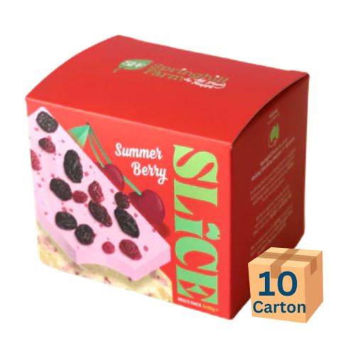 Springhill Farm SLICE Box Suer Berry 75g 10 Pack Carton