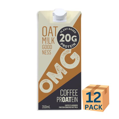 OMG Coffee Protein Oat Milk 350ml 12 Pack