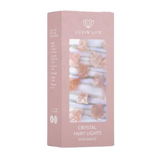 Luvin Life Crystal Dec Light Rose Quartz