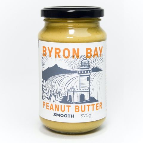 Byron Bay Peanut Butter Salted Smooth Peanut Butter - 375g