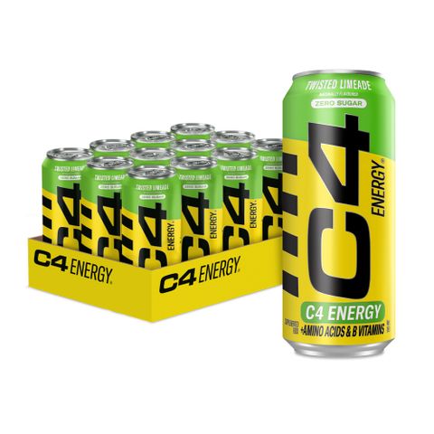 Cellucor C4 On the Go Carbonated RTD Twisted Limemade - 12 x 473ml