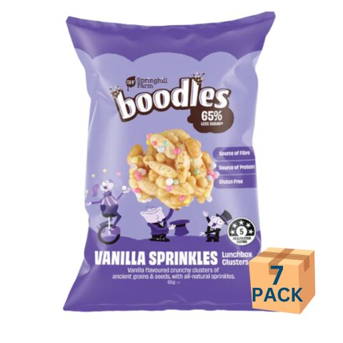 [] boodles Lunchbox Clusters Vanilla Sprinkles 7 Pack Carton (Refrigerated)