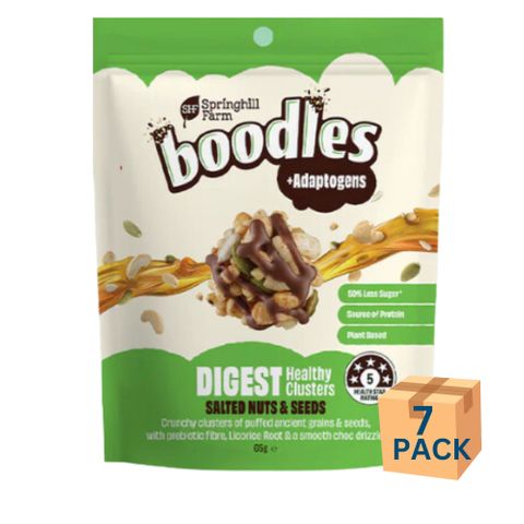 [] boodles Healthy Clusters Digest Nuts and Seeds 7 Pack Carton (Refrigerated)