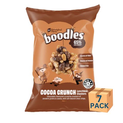 [] boodles Lunchbox Clusters Cacao Crunch 7 Pack Carton (Refrigerated)