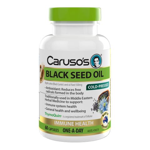 Carusos Natural Health Blackseed Oil 60 Tablets