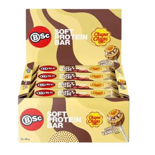 Body Science Protein Bar Chupa Chup Choc Vanilla 55g 12 Pack