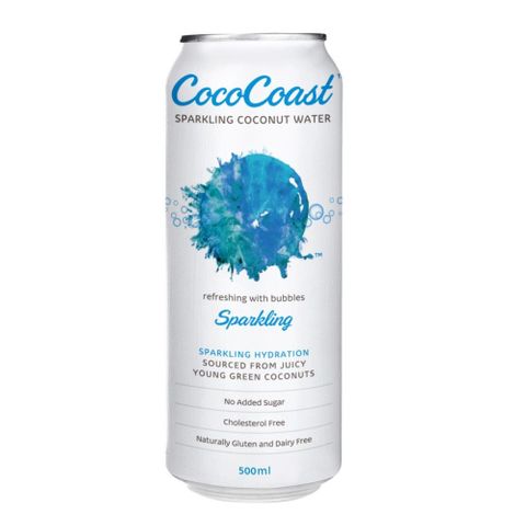 Coco Coast Coconut Sparkling Natural 500ml 24 Pack Carton