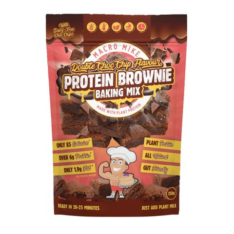 Macro Mike Double Choc Fudge Brownie Mix 250g