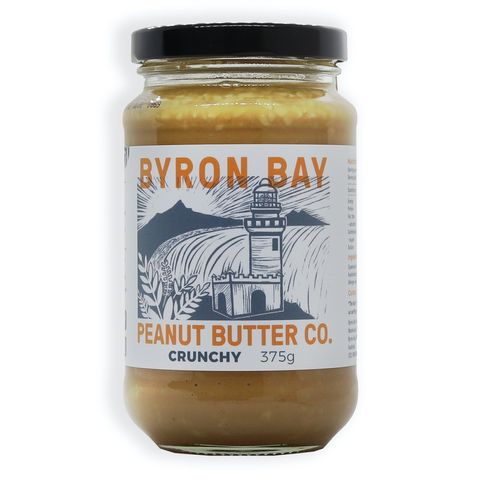 Byron Bay Peanut Butter Salted Crunchy Peanut Butter - 375g