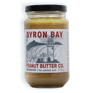 Byron Bay Peanut Butter Unsalted Crunchy Peanut Butter - 375g