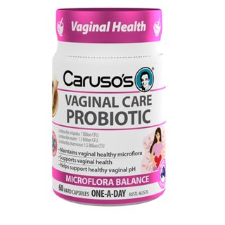 Carusos Natural Health Vaginal Care Probiotic 60 Capsules