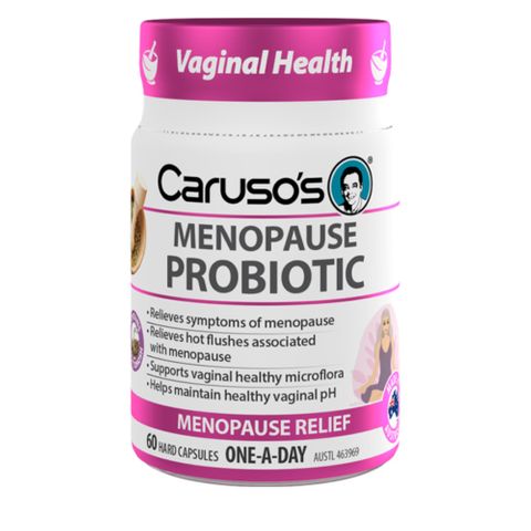 Carusos Natural Health Menopause Probiotic 60 Capsules