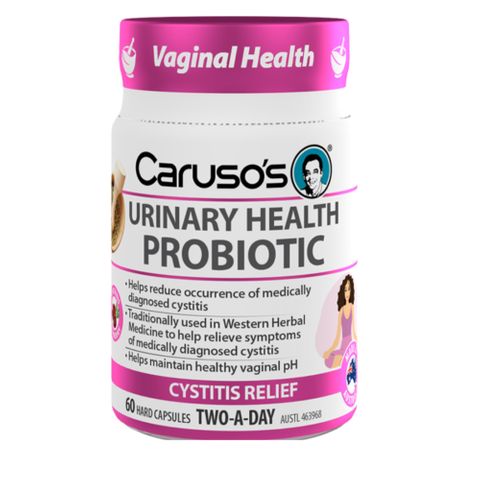 Carusos Natural Health Urinary Health Probiotic 60 Capsules