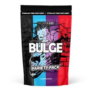 Faction Labs BULGE Variety Pack 12 Single Sachets