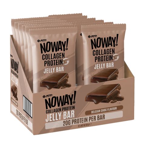 ATP Science Collagen Jelly Bar Belgian Choc 60G 12 Pack